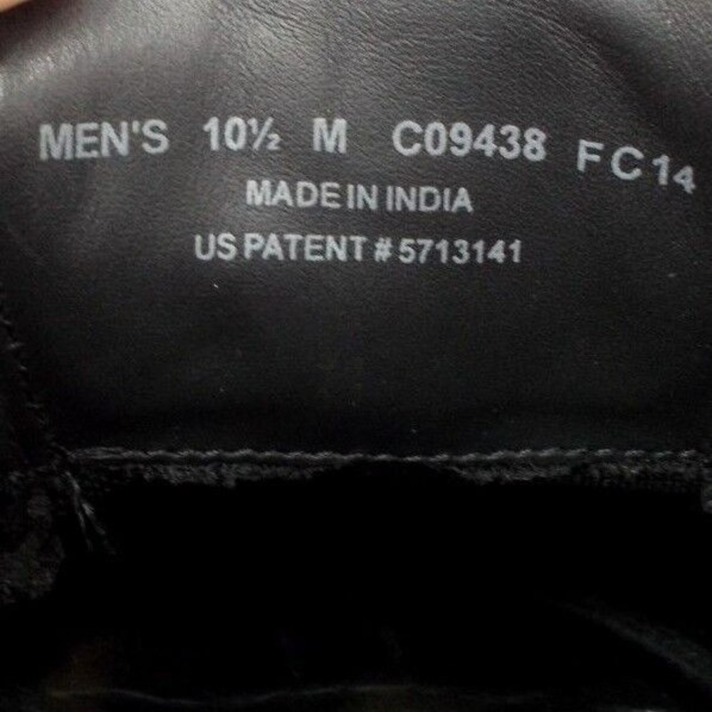 Cole Haan Mens Air Adams Black Dress Oxford Apron Toe Derby C09438 Size 10.5 M - Picture 11 of 11